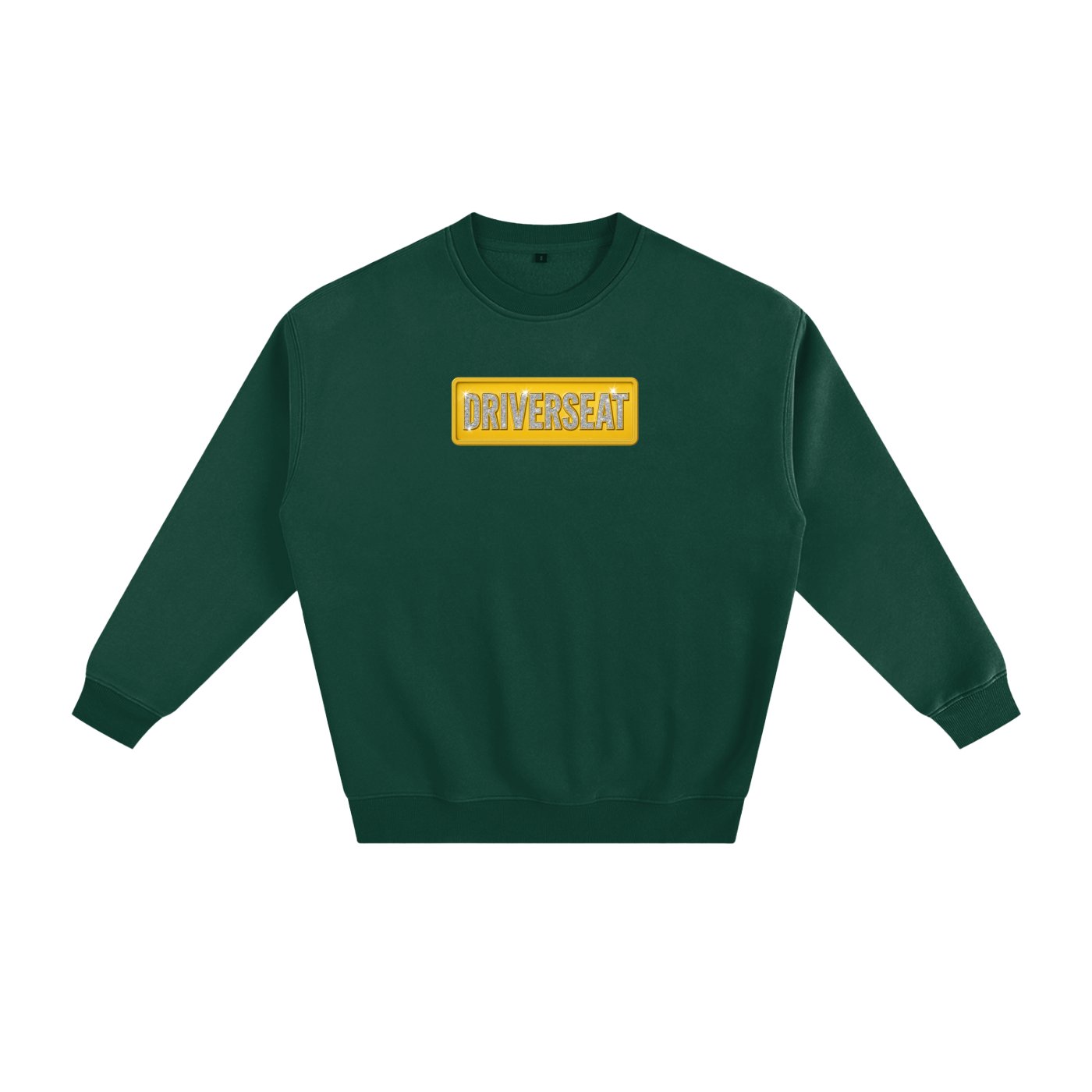 Bling Emblem Fleeced Sweatshirt