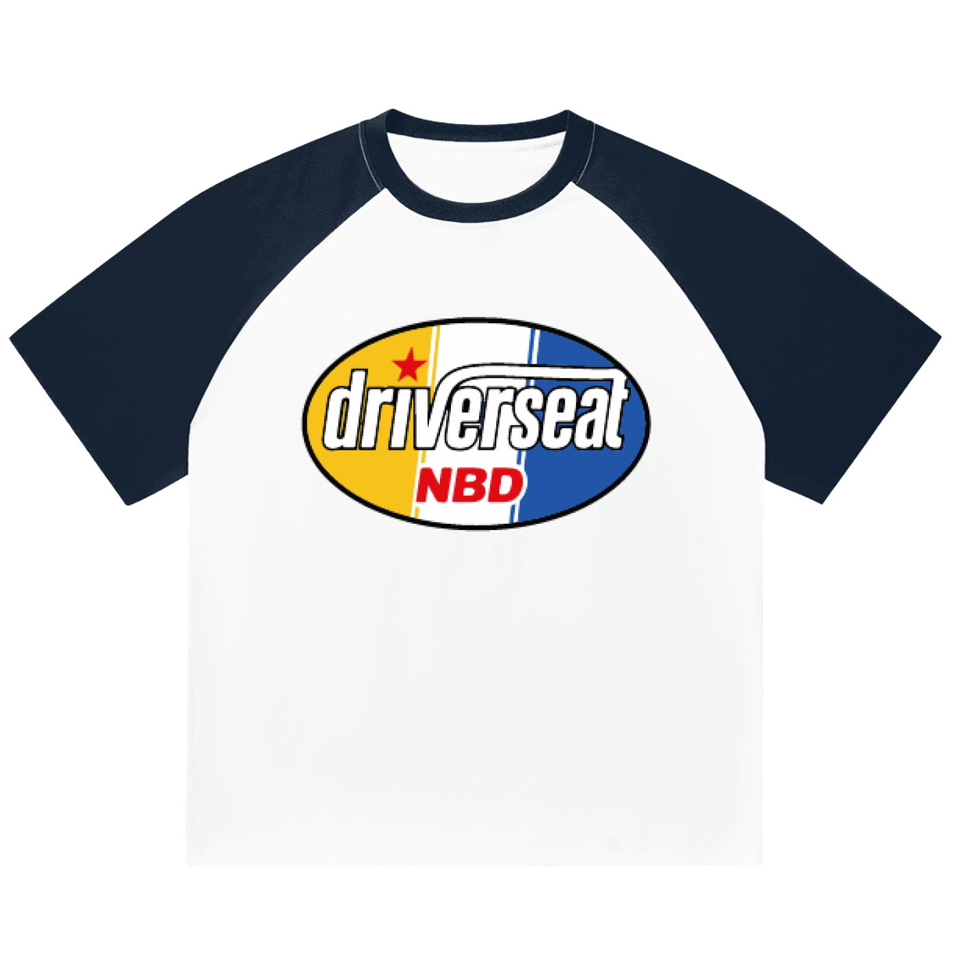 Oval Badge Color-Blocked T-shirt