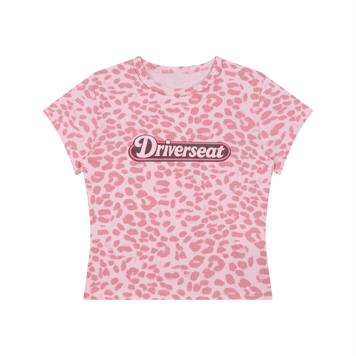 Women’s Leopard Print Crop T-Shirt