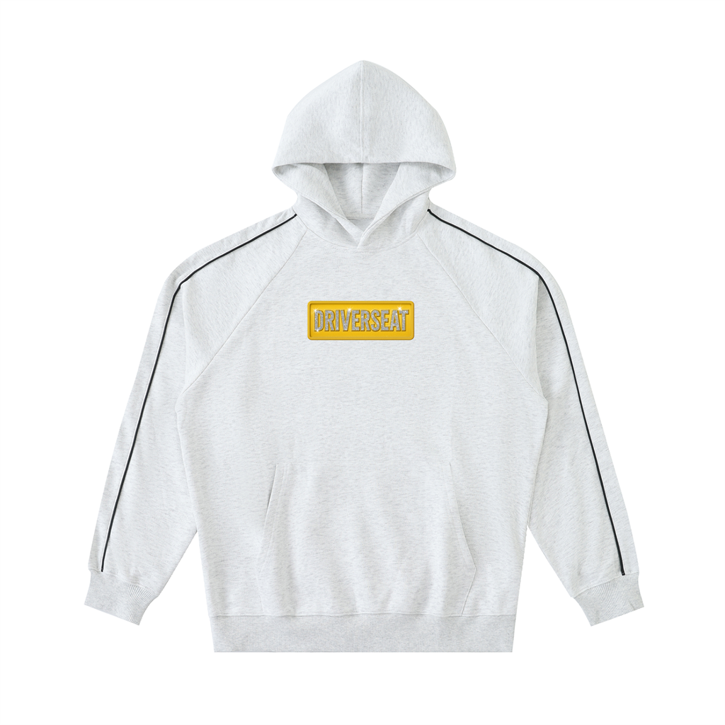 Bling Contrast Piping Hoodie