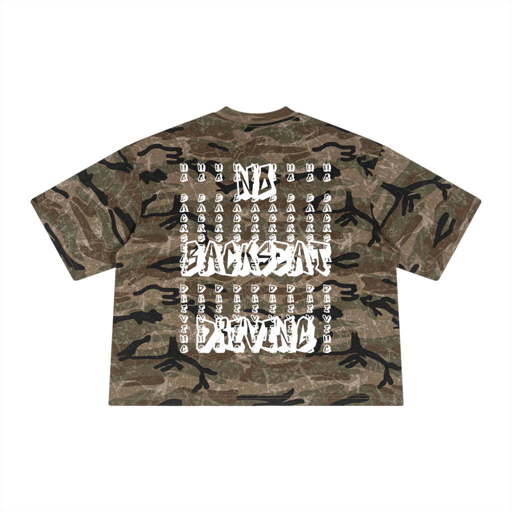 Unisex Boxy Camo Print T-Shirt