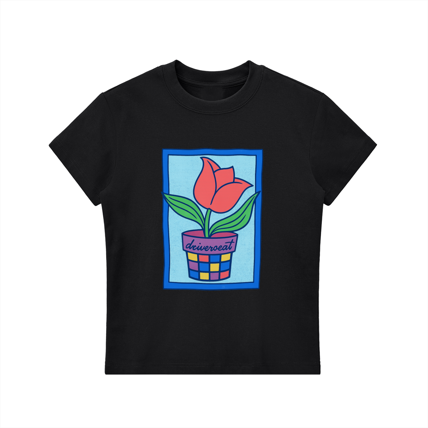 Tulip Drop Bodycon T-Shirt