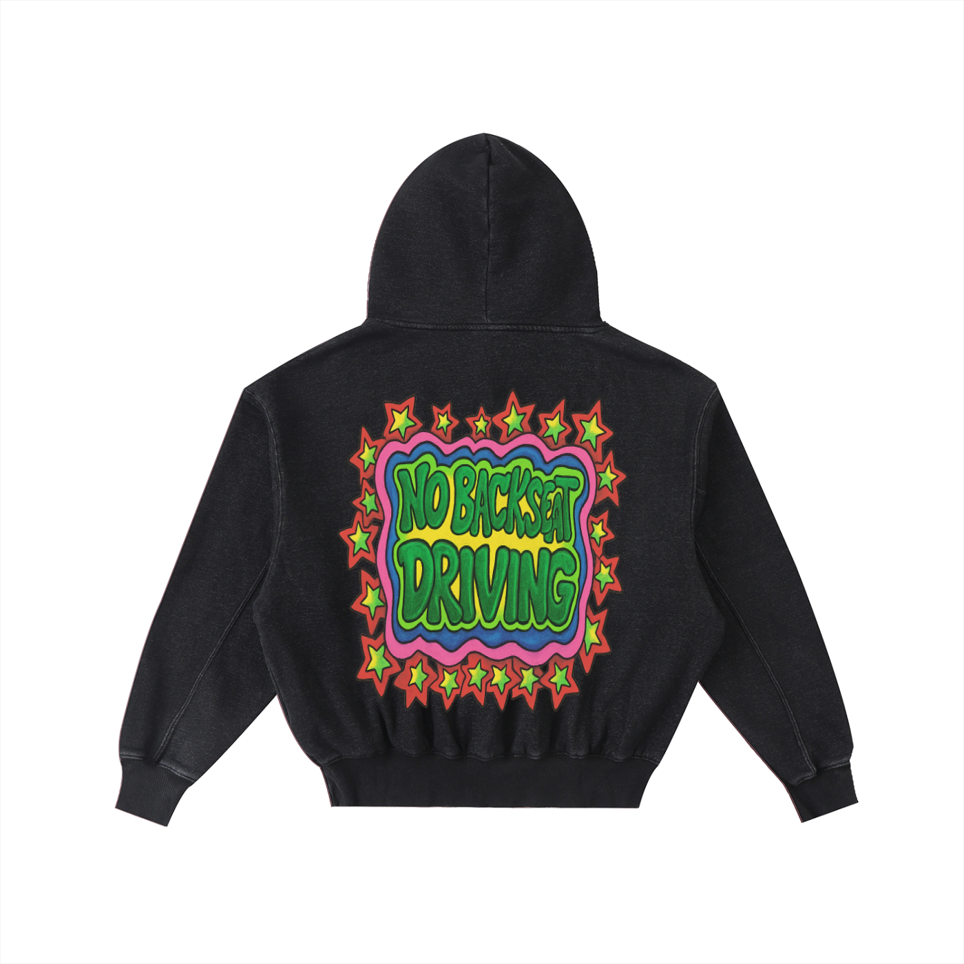 Far Out Frayed Washed Fleece Hoodie