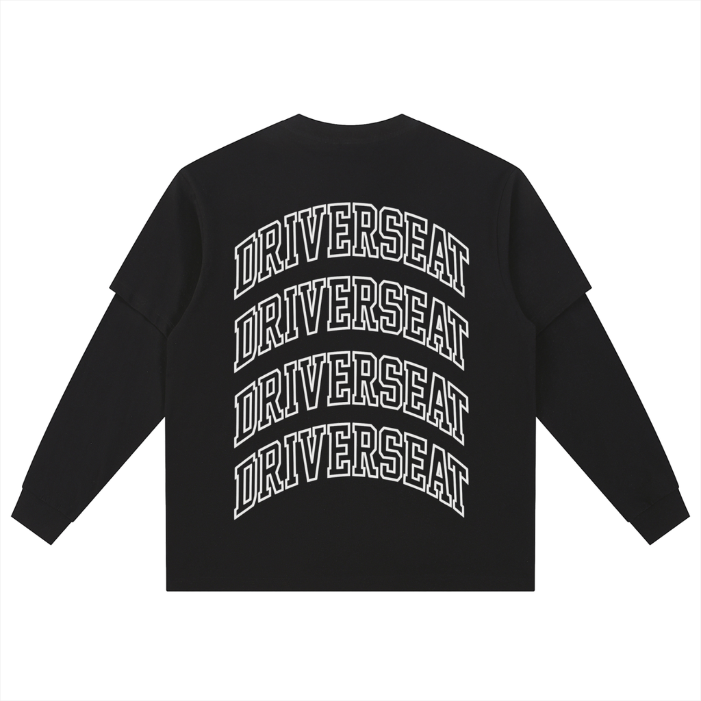 Essential Arch Layered Long Sleeve Oversized Tee