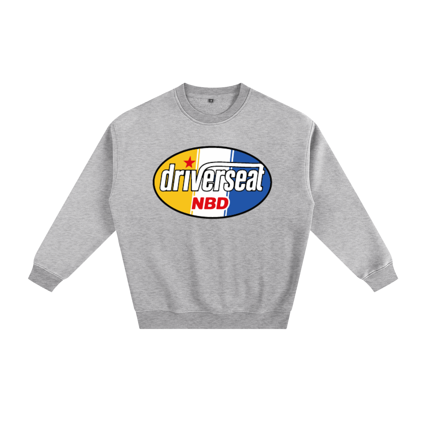 Oval Badge Fleeced Sweatshirt