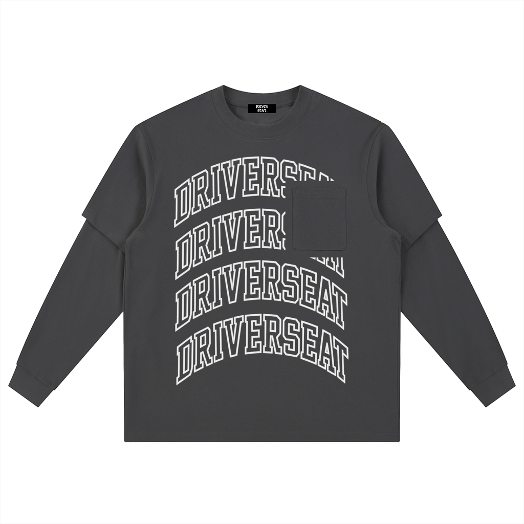 Essential Arch Layered Long Sleeve Oversized Tee