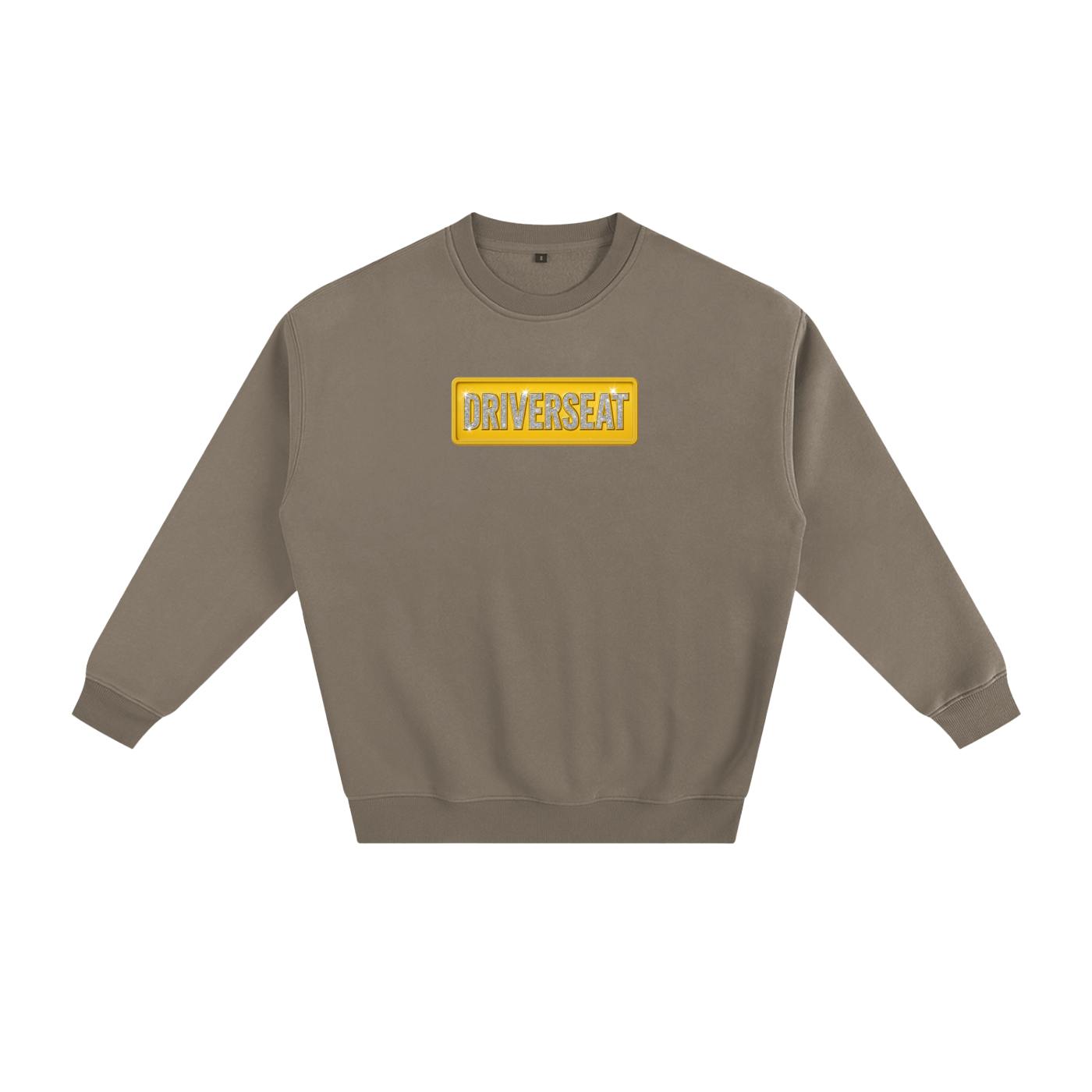 Bling Emblem Fleeced Sweatshirt
