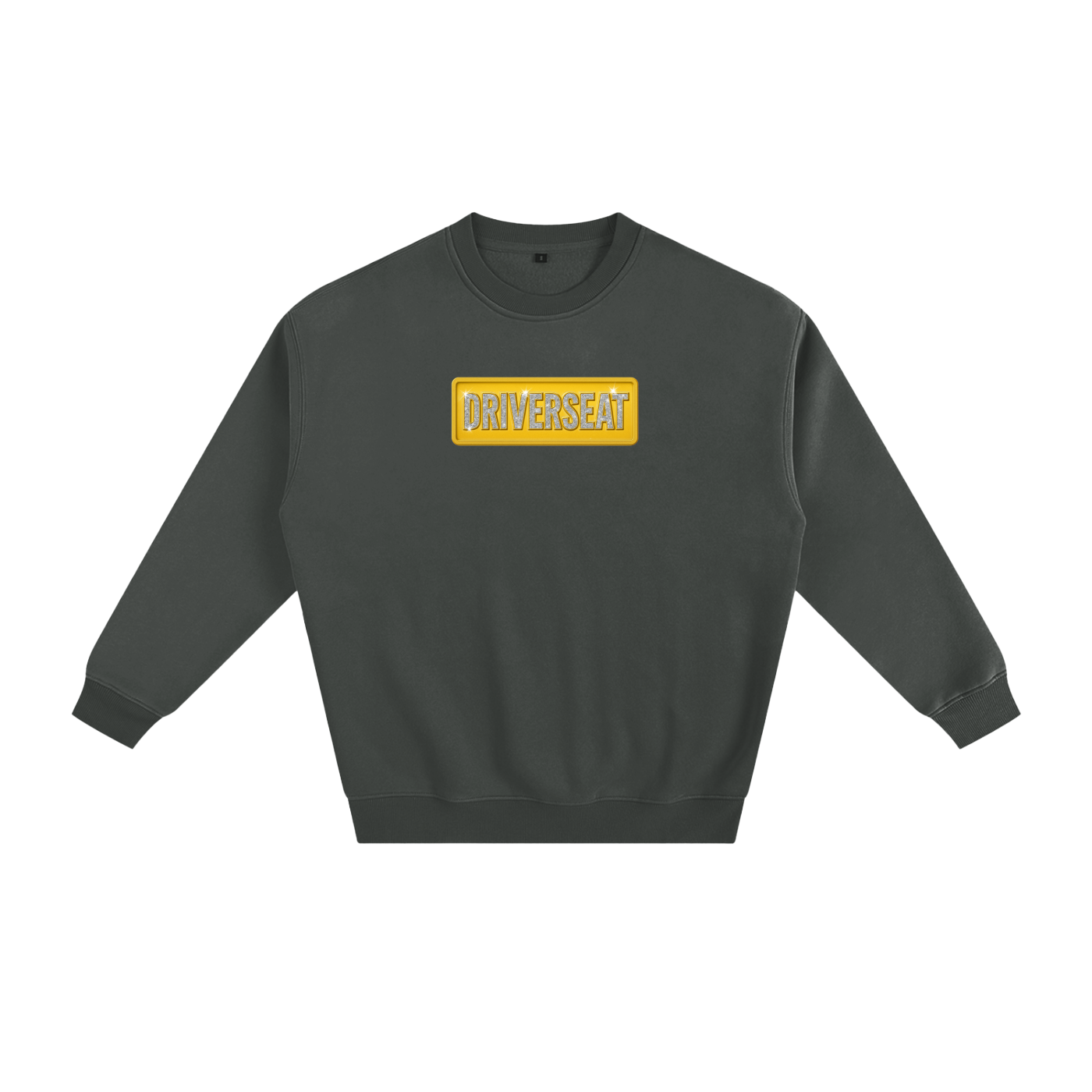 Bling Emblem Fleeced Sweatshirt
