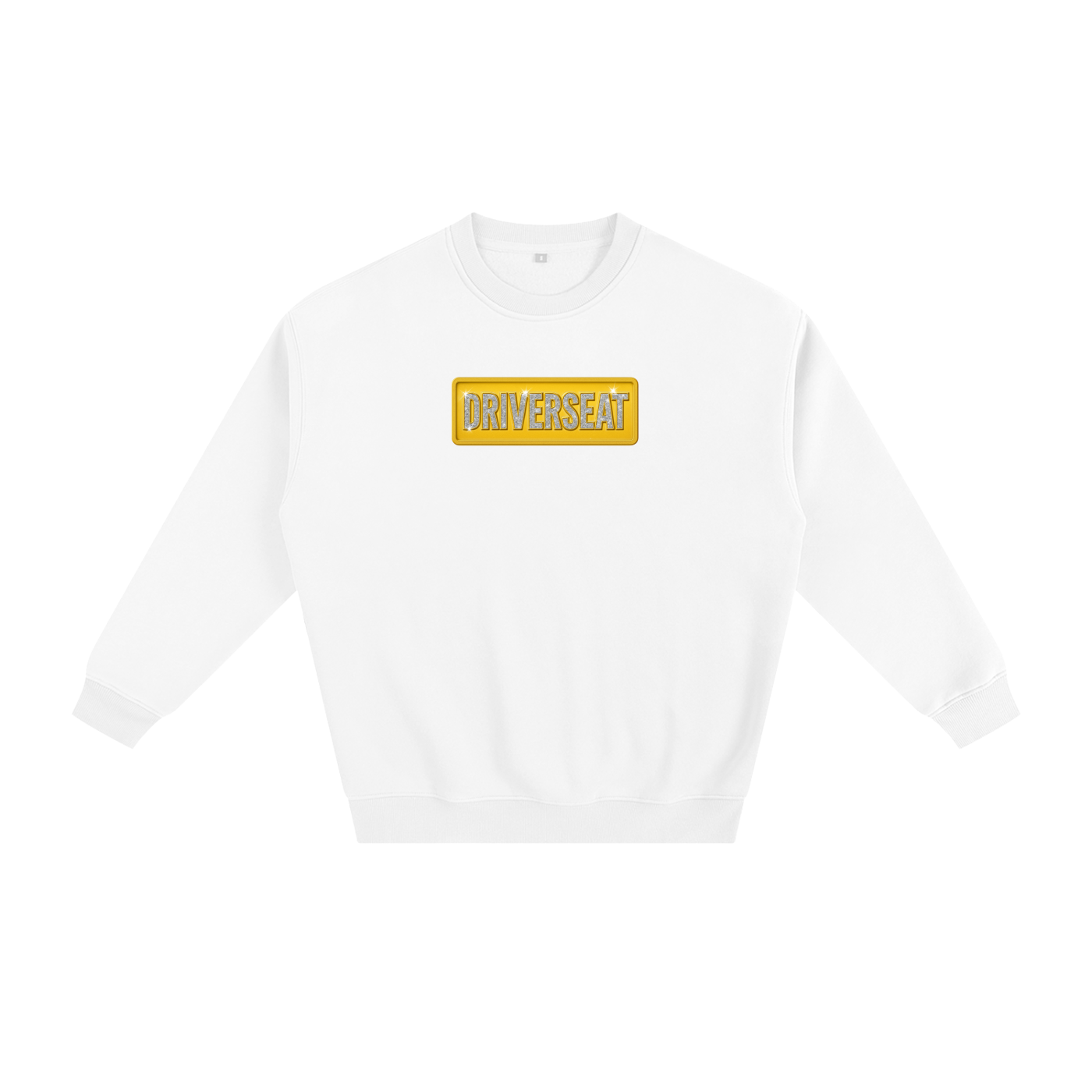 Bling Emblem Fleeced Sweatshirt