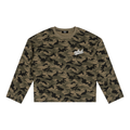 Secondary Script Camo Waffle Long Sleeve