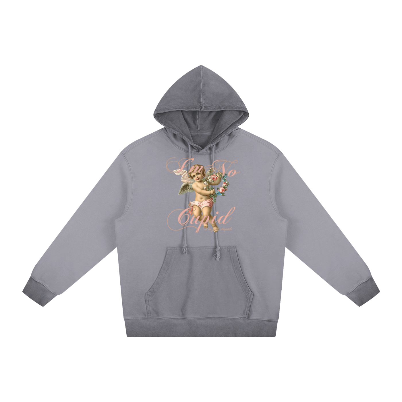 Stupid Cupid Vintage Stone Washed Hoodie