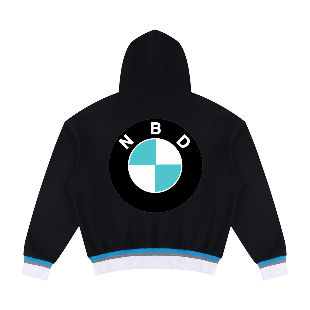 Unisex Oversized Color Block Boxy Hoodie