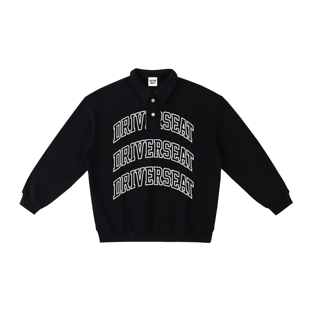 Essential Arch Polo-Collar Sweatshirt