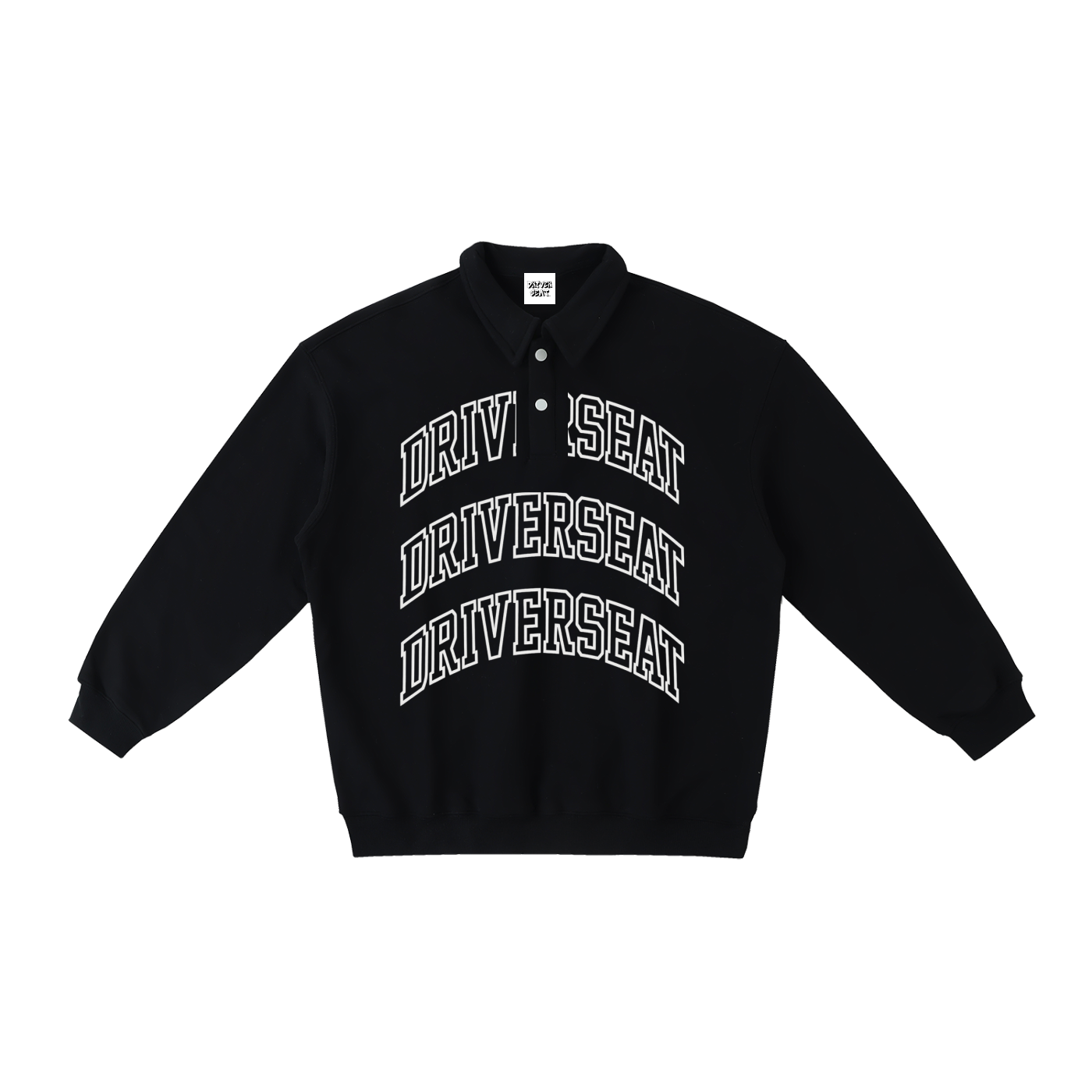 Essential Arch Polo-Collar Sweatshirt