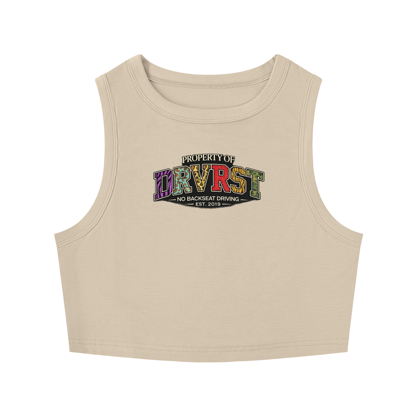Property Crewneck Crop Tank Top