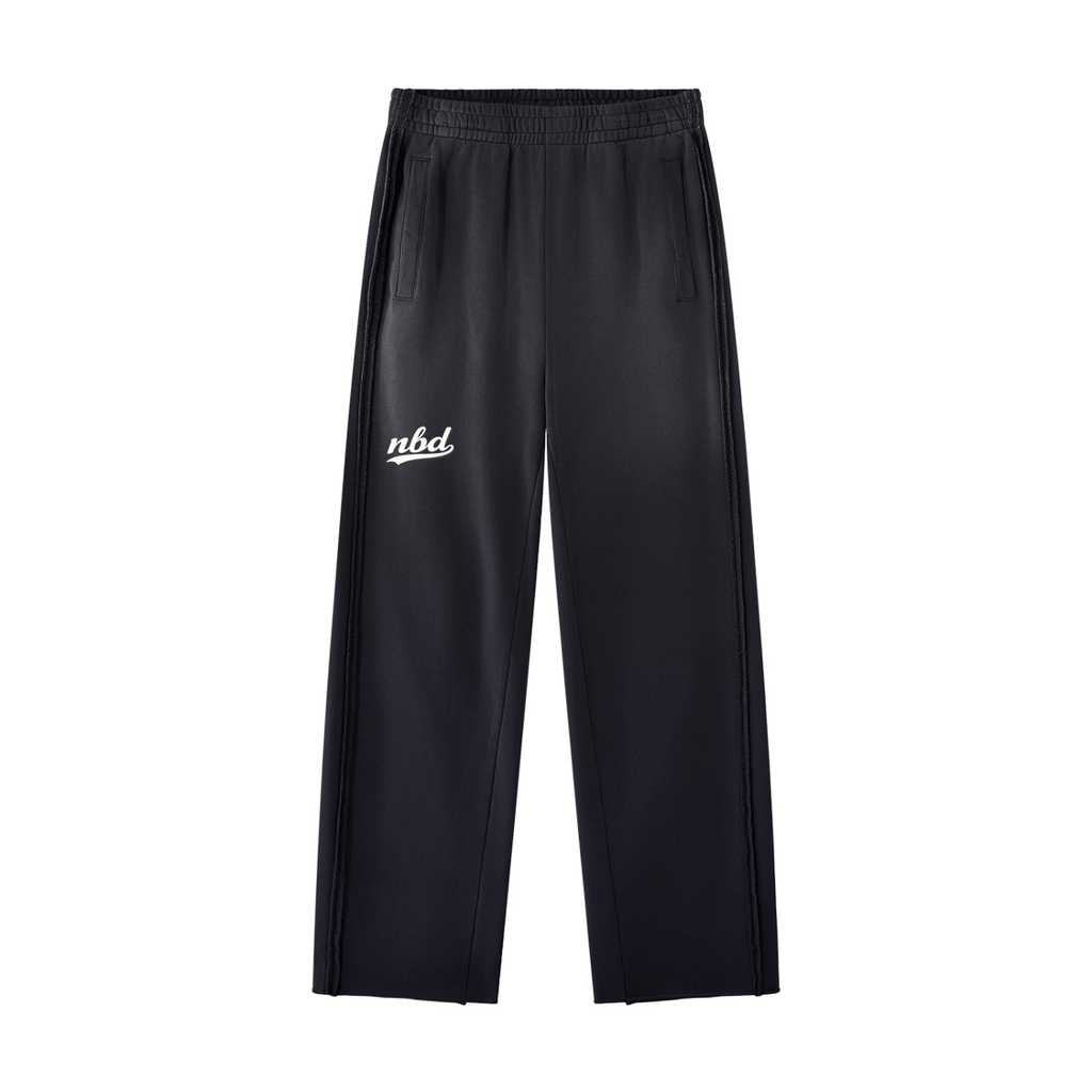Unisex Sunfade Raw Hem Sweatpants