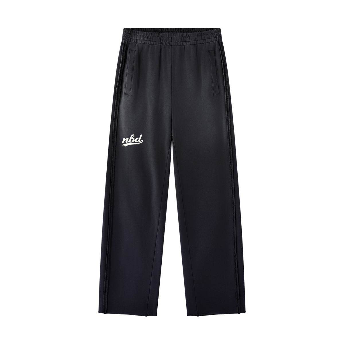 Unisex Sunfade Raw Hem Sweatpants