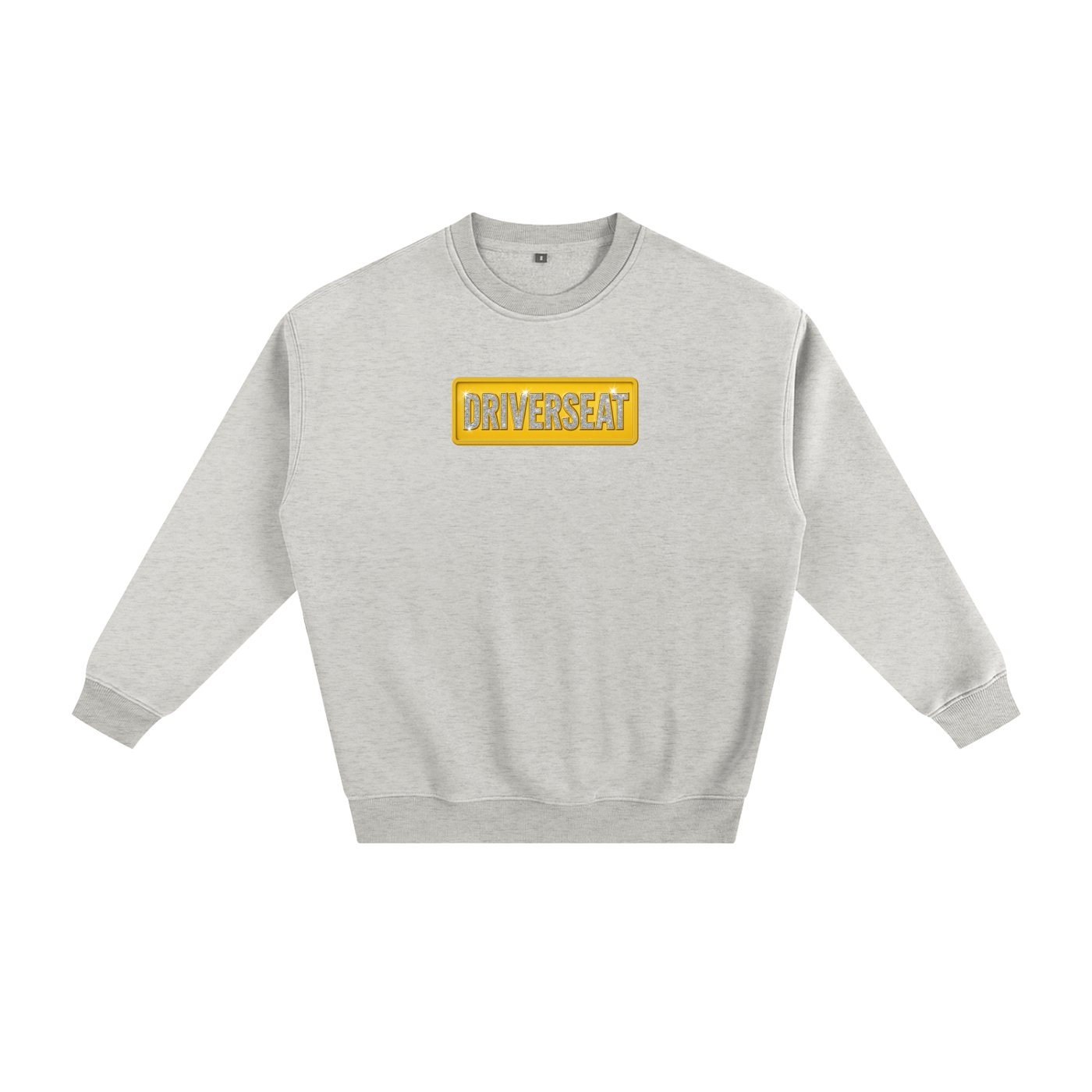 Bling Emblem Fleeced Sweatshirt