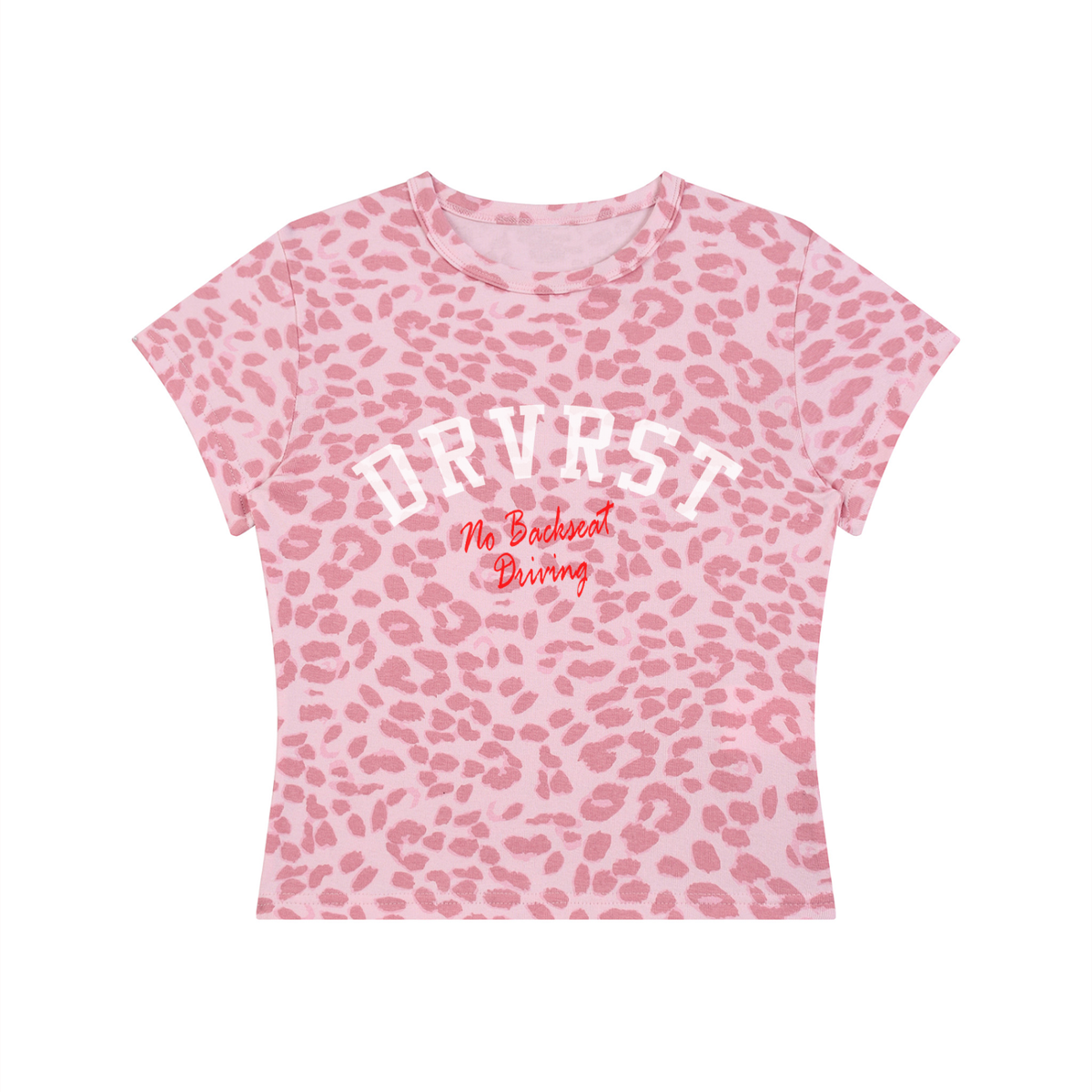Women’s Leopard Print Crop T-Shirt