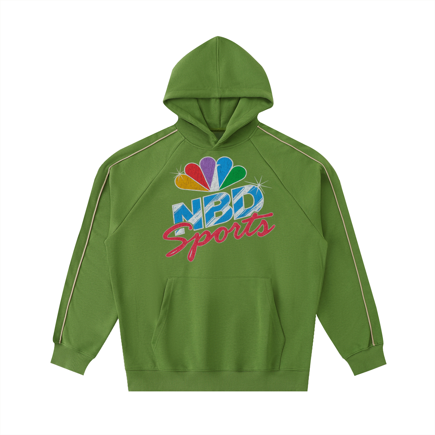 Primetime Contrast Piping Hoodie