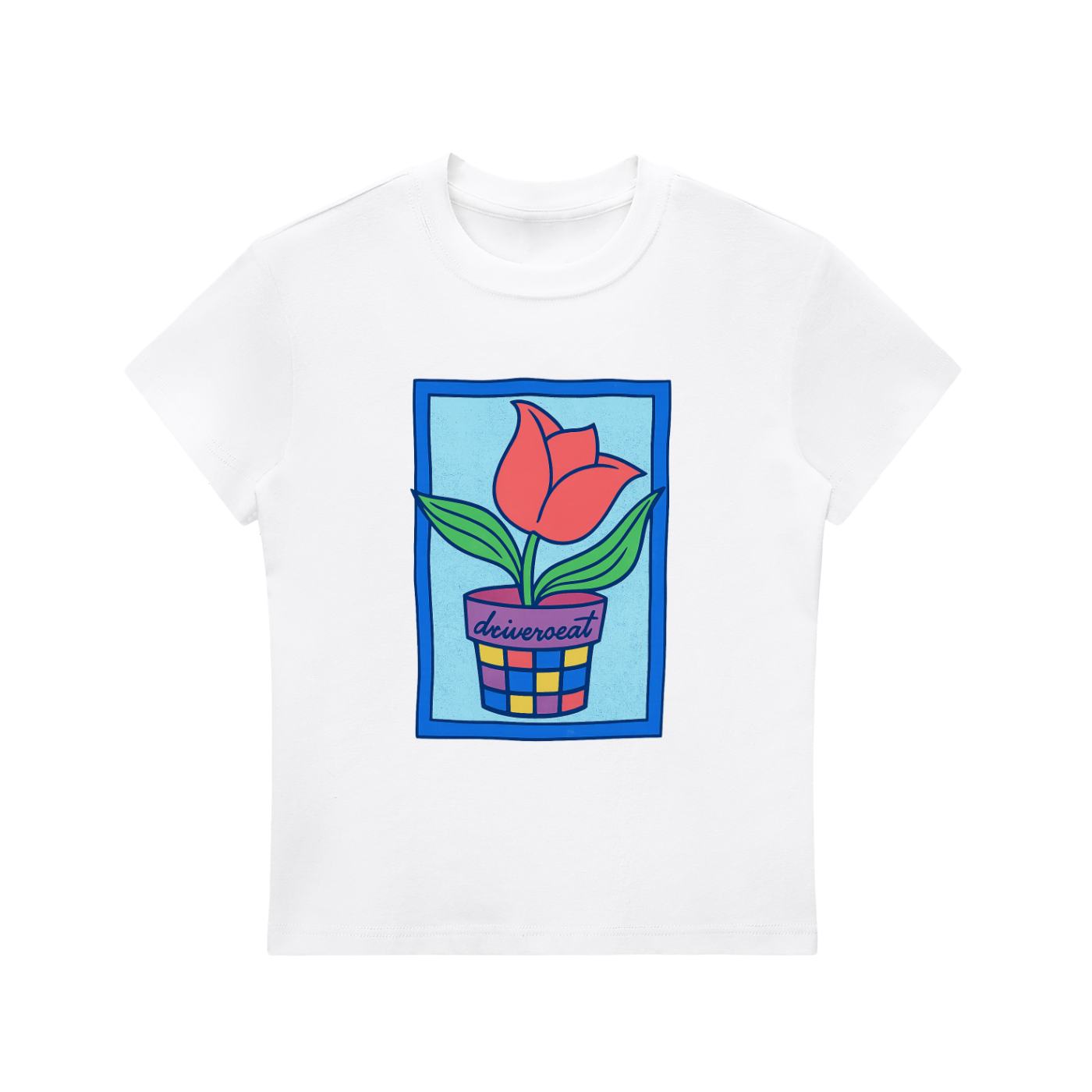 Tulip Drop Bodycon T-Shirt