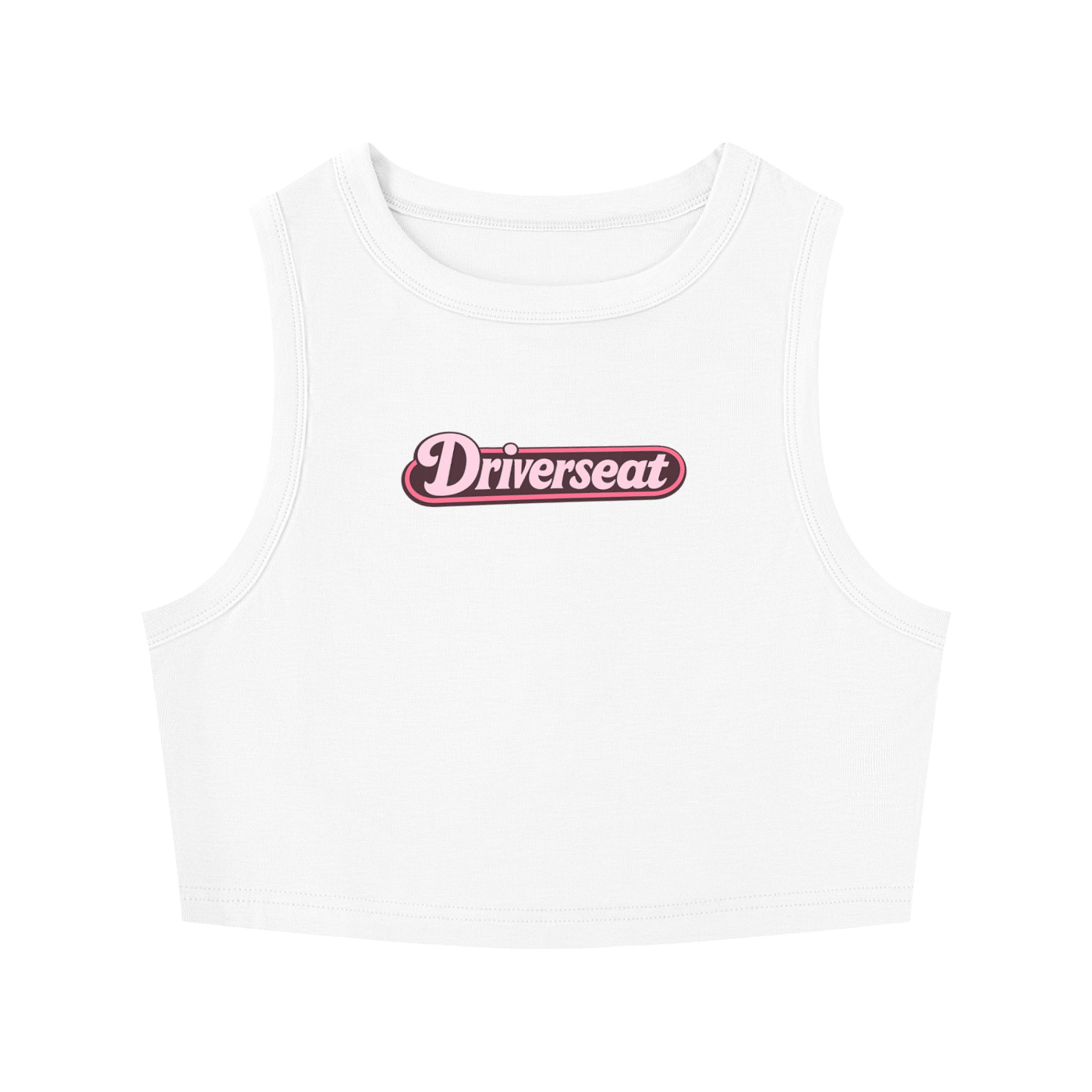 Snack Crewneck Crop Tank Top
