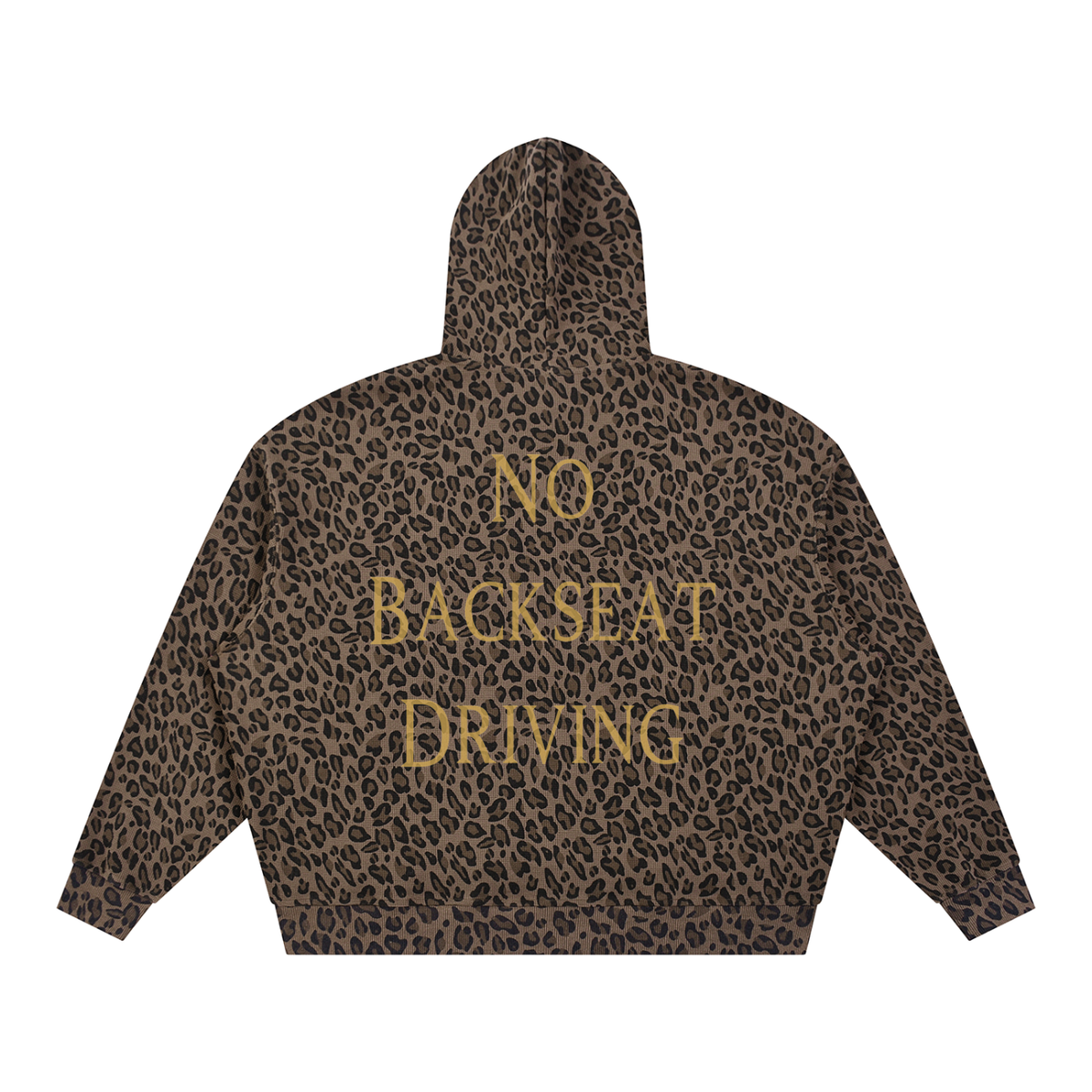 Unisex Boxy Leopard Print Hoodie