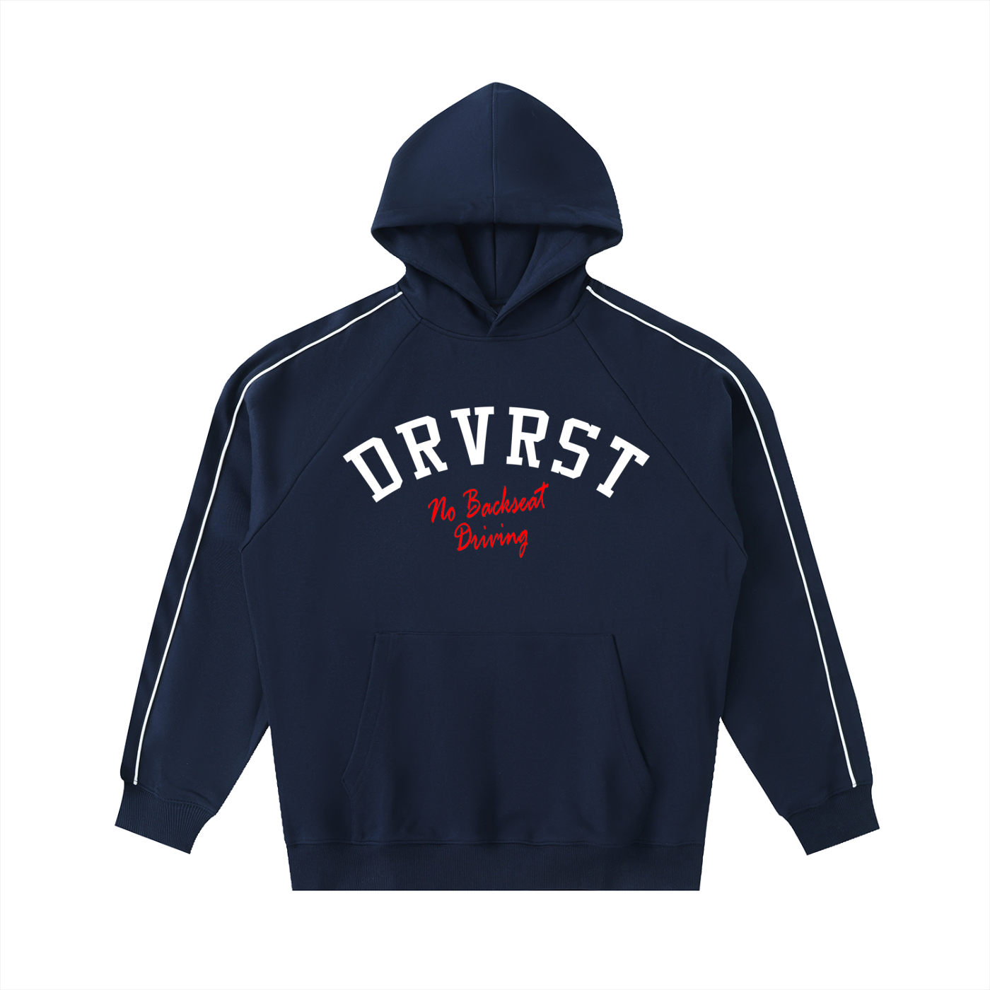 Classic Contrast Piping Hoodie