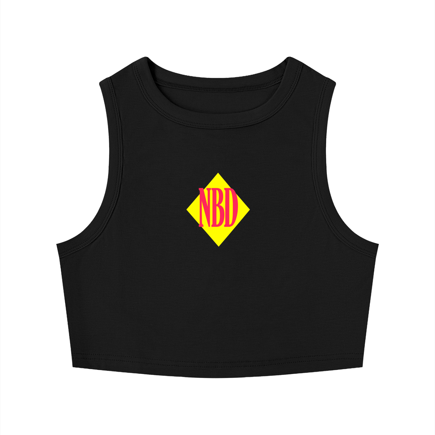 Anything Crewneck Crop Tank Top