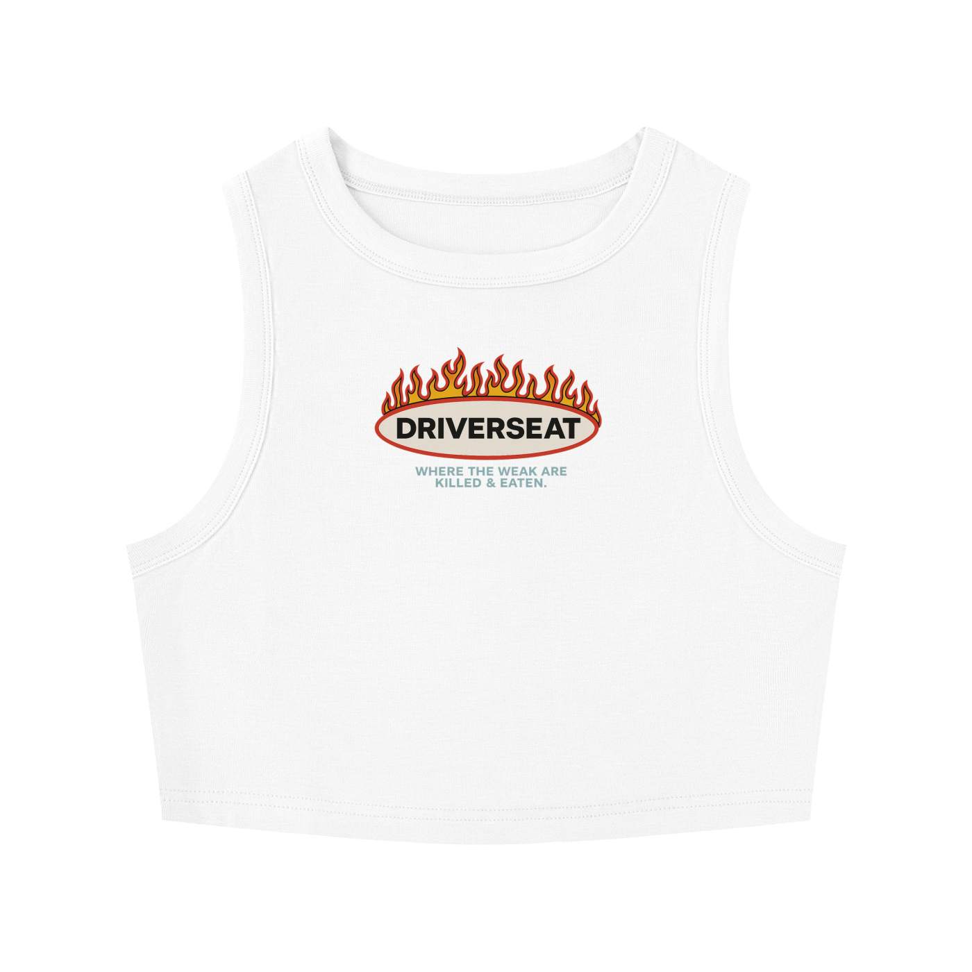 Feast or Famine Crewneck Crop Tank Top