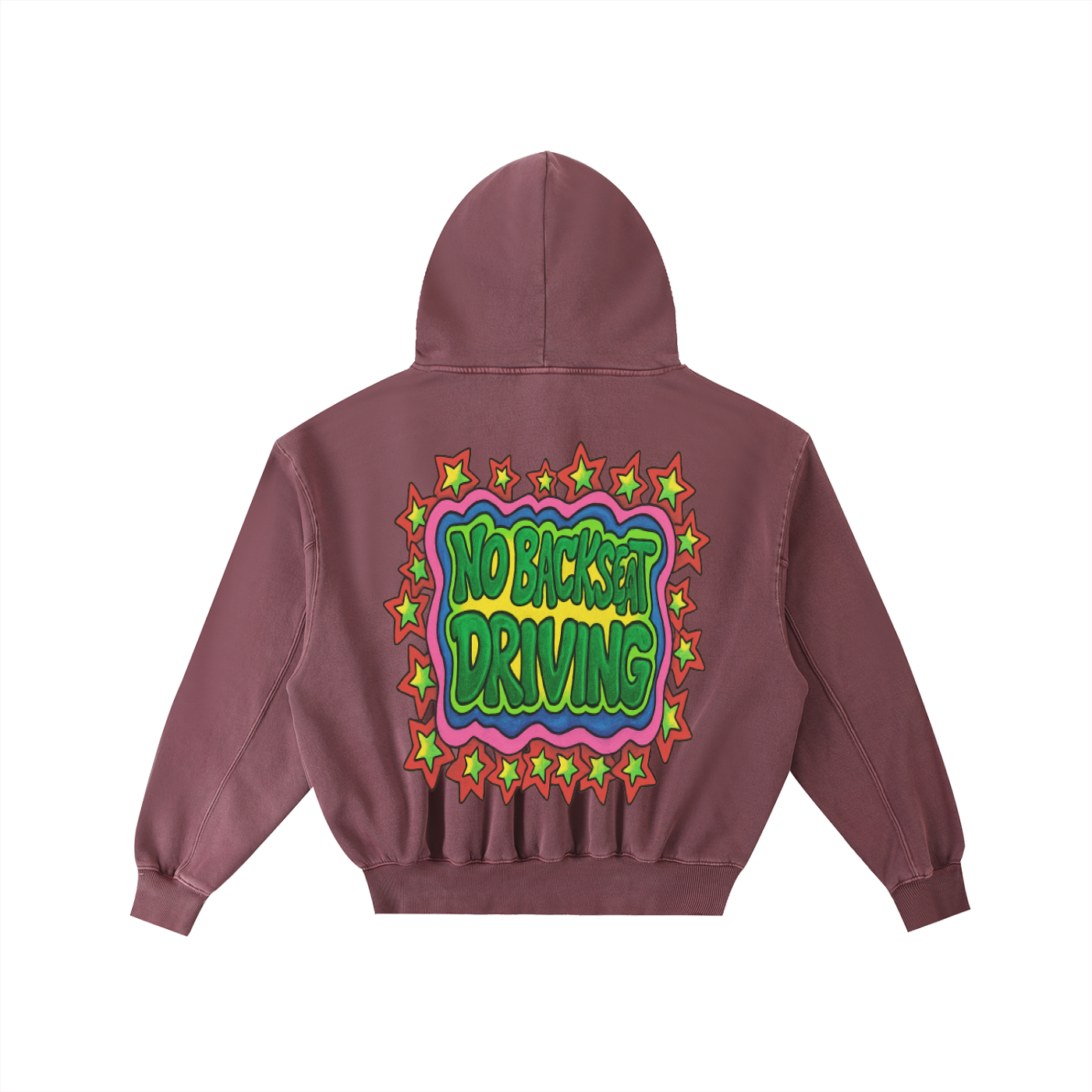 Far Out Frayed Washed Fleece Hoodie