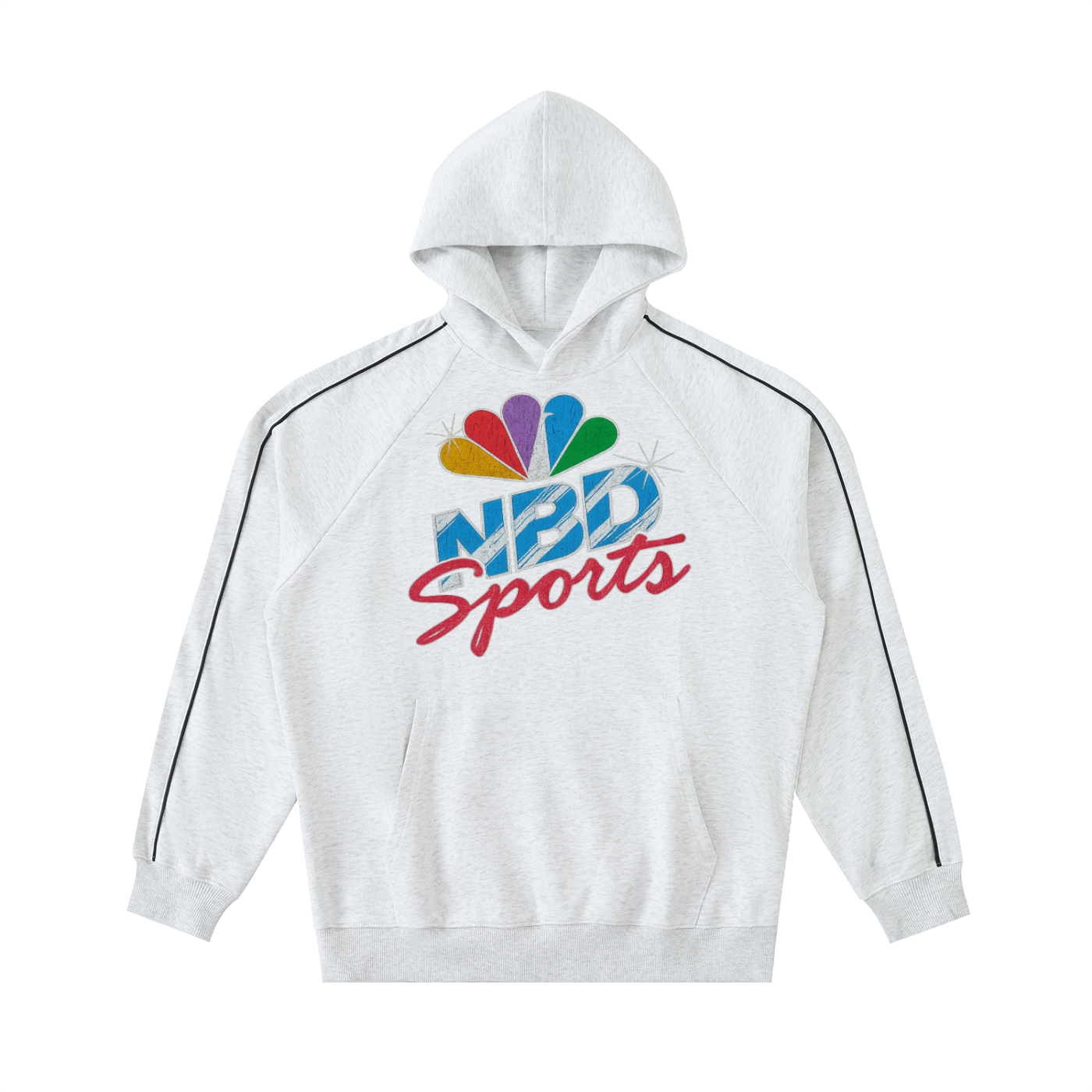 Primetime Contrast Piping Hoodie