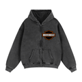 Shield Washed Zip Up Jacket