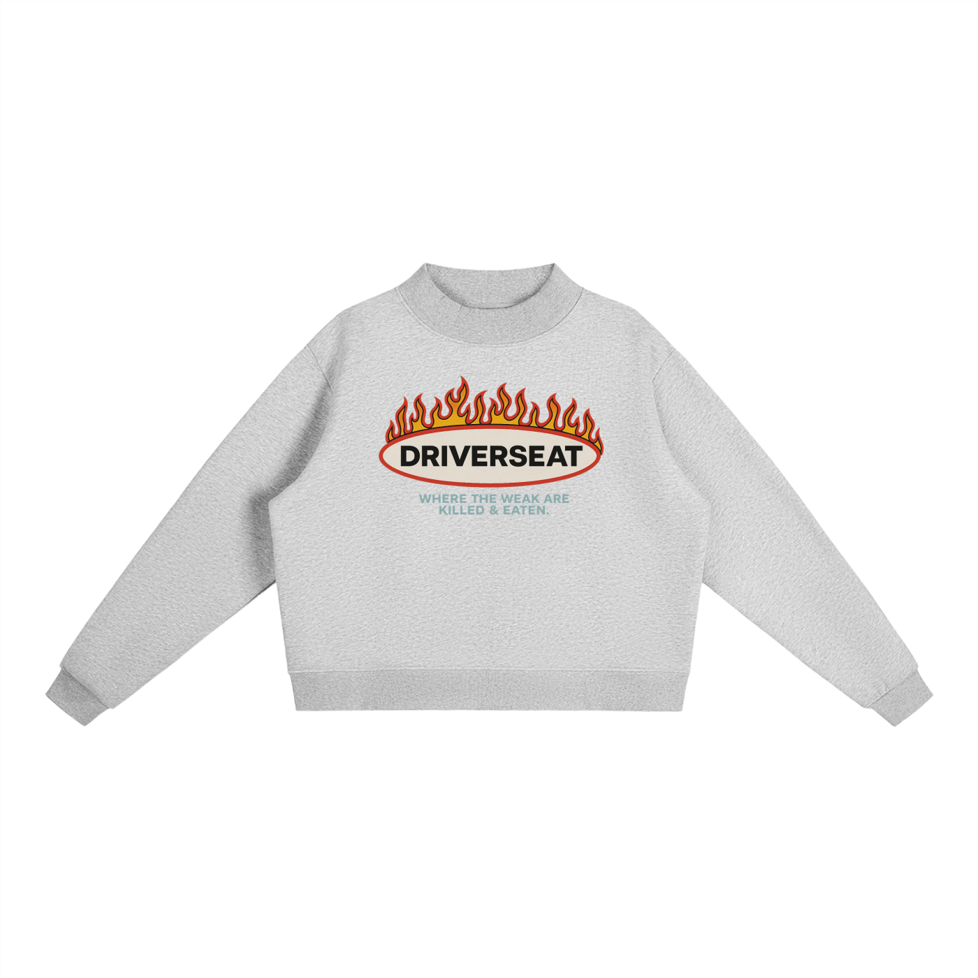 Feast or Famine Fleece Mock-Neck Sweatshirt