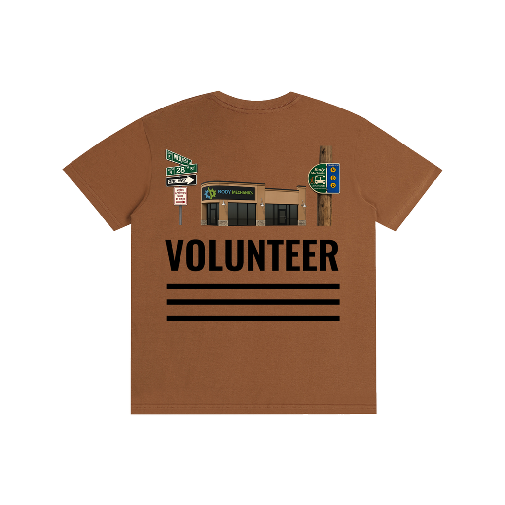 Body Mechanics STREET volunteer Pure Cotton Unisex T-Shirt 5.8oz