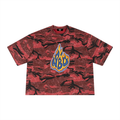Unisex Boxy Camo Print T-Shirt