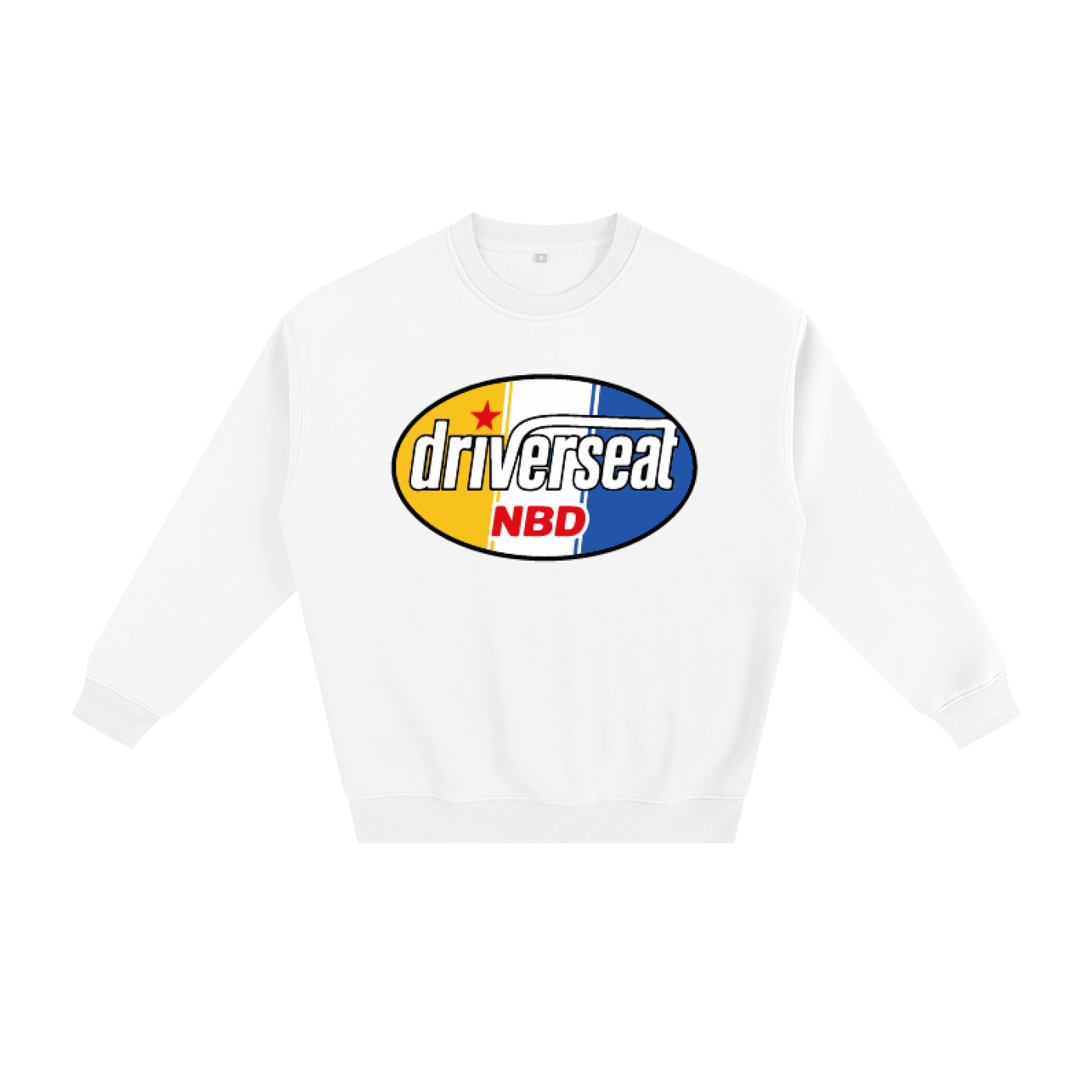 Oval Badge Fleeced Sweatshirt