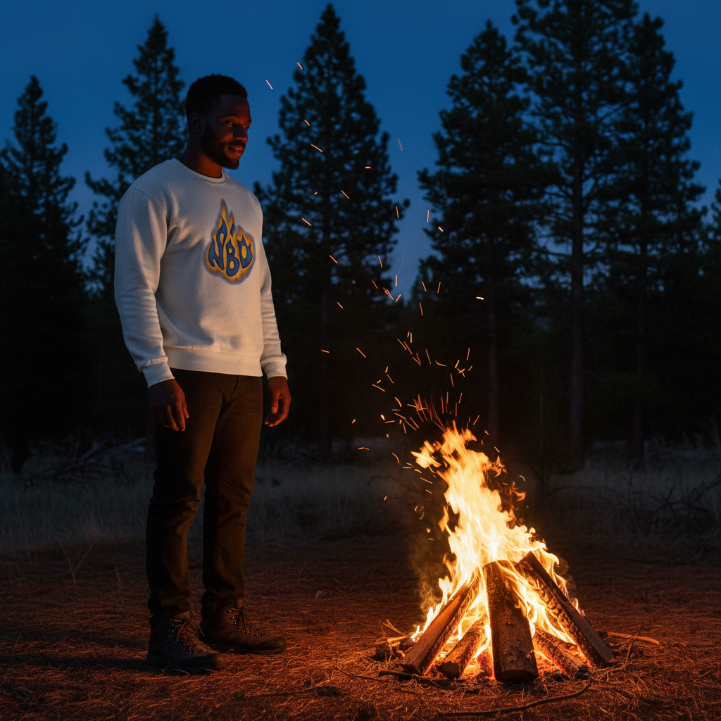 NBD Flame Fleeced Sweatshirt