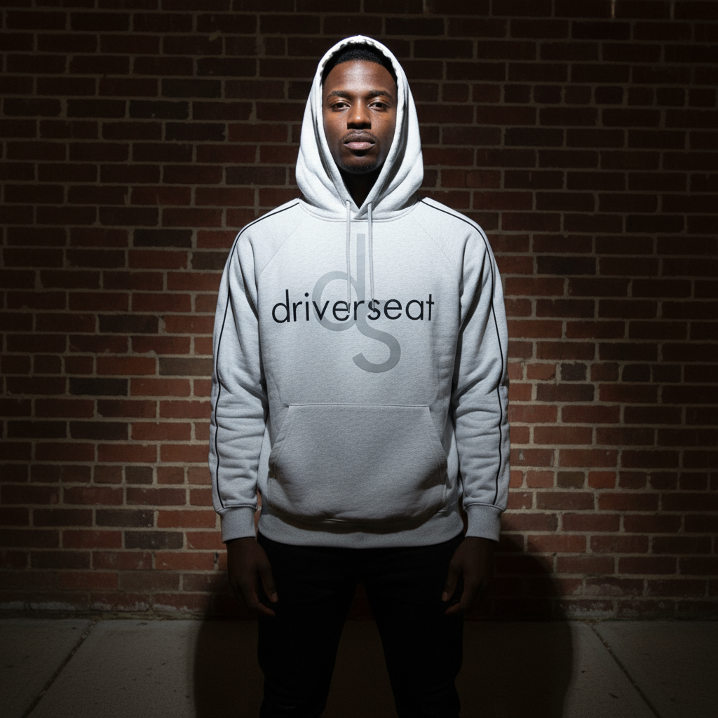 Monogram Contrast Piping Hoodie