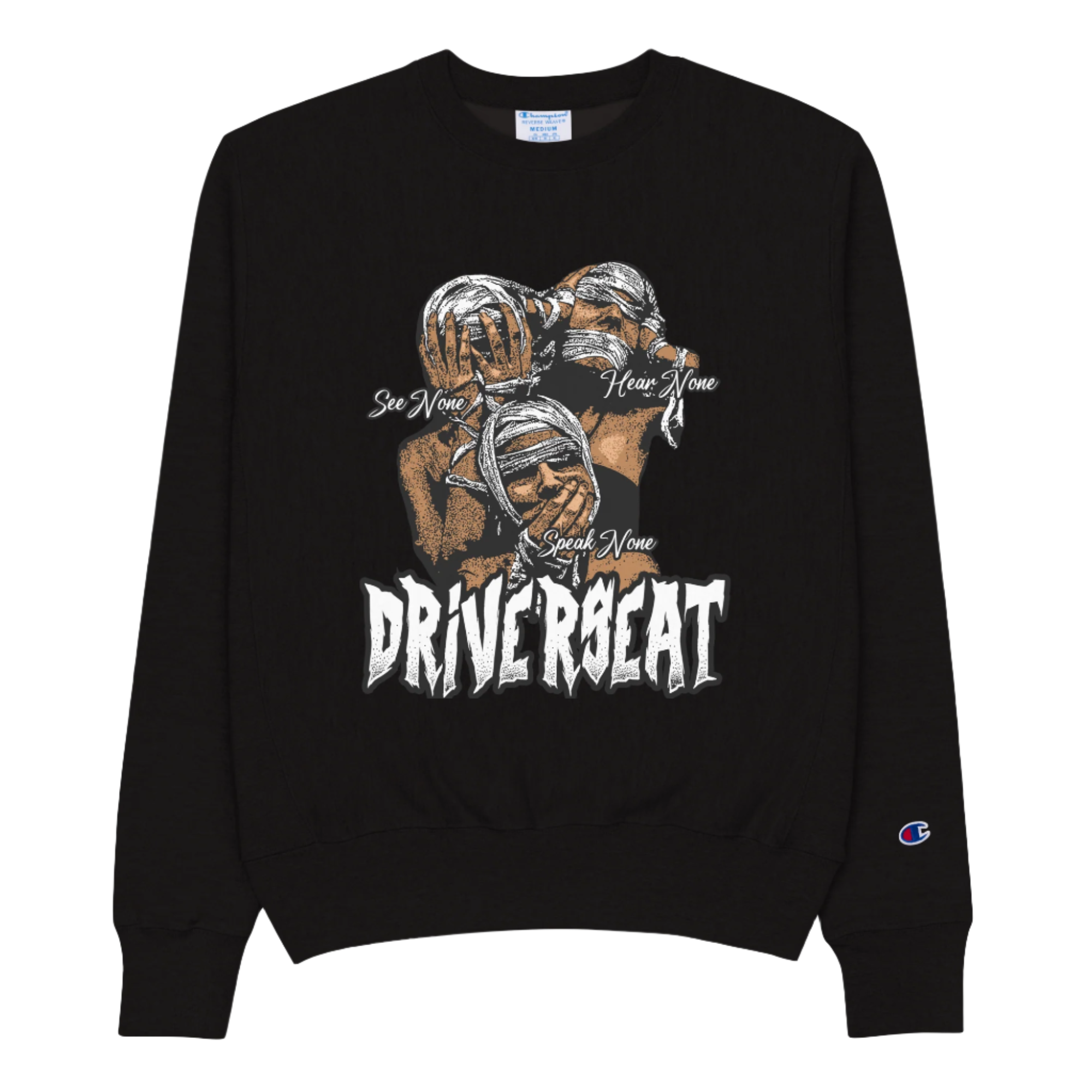 Silent Champion® Reverse Weave Sweatshirt - Black