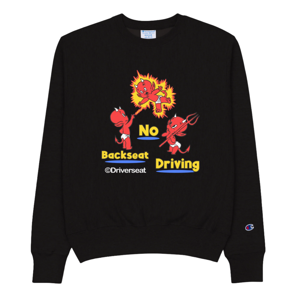 Zap! Champion® Reverse Weave Sweatshirt - Black