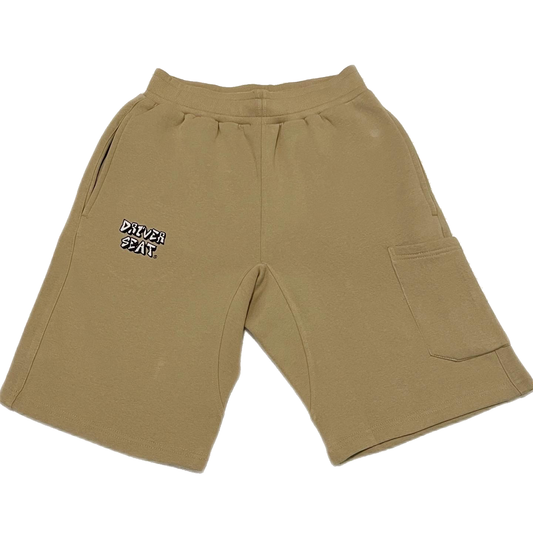 Fleece Cargo Shorts - Sand