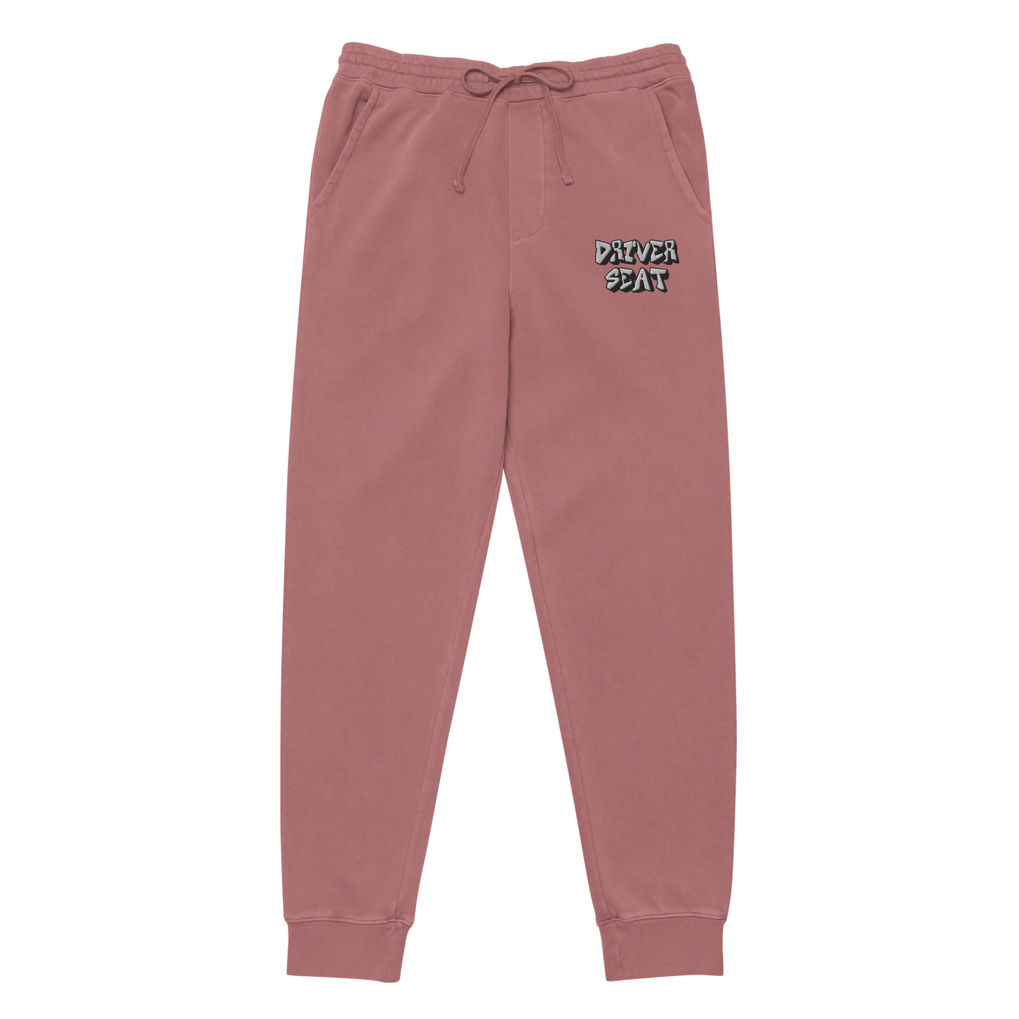 Pigment-Dyed Sweatpants - Maroon