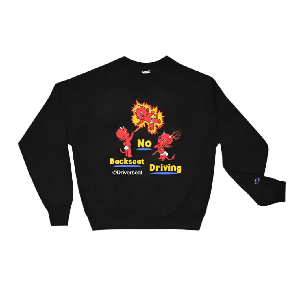 Zap! Champion® Reverse Weave Sweatshirt - Black