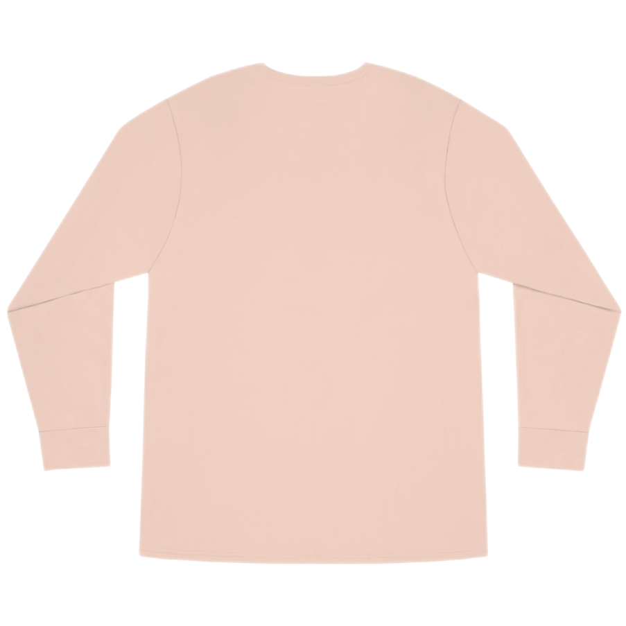 The World is Yours Long Sleeve Tee - Pale Pink
