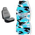Seat Cover - Blue Camo