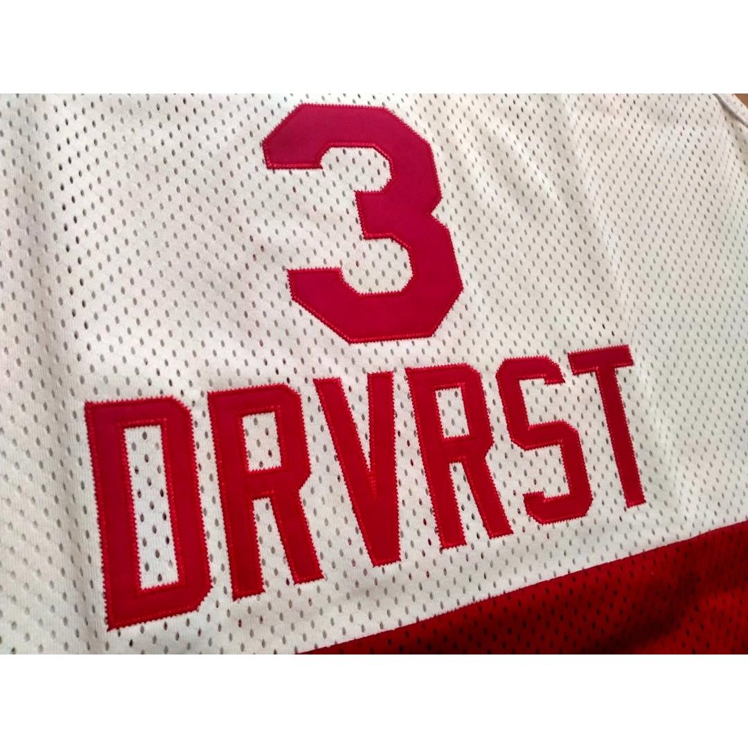 Split Jersey - White/Red