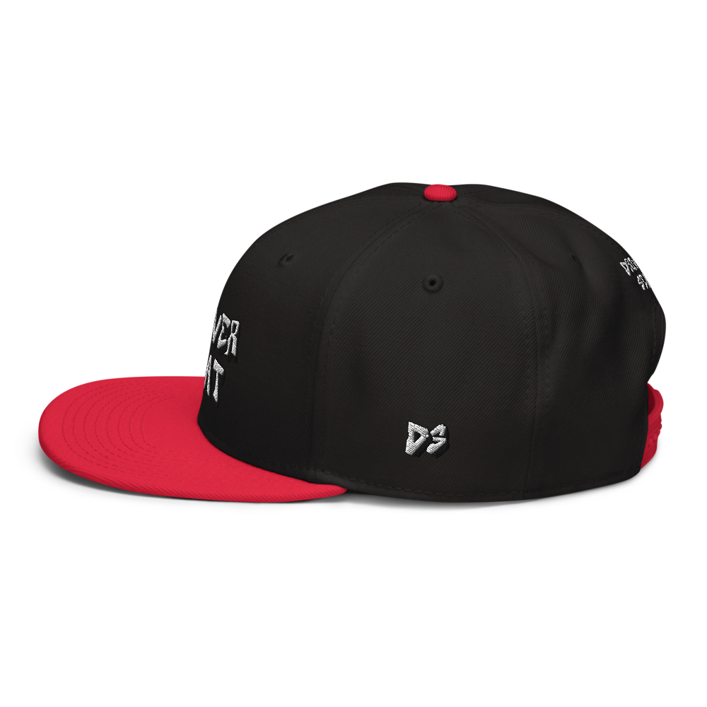 Logo Snapback - Black/Red