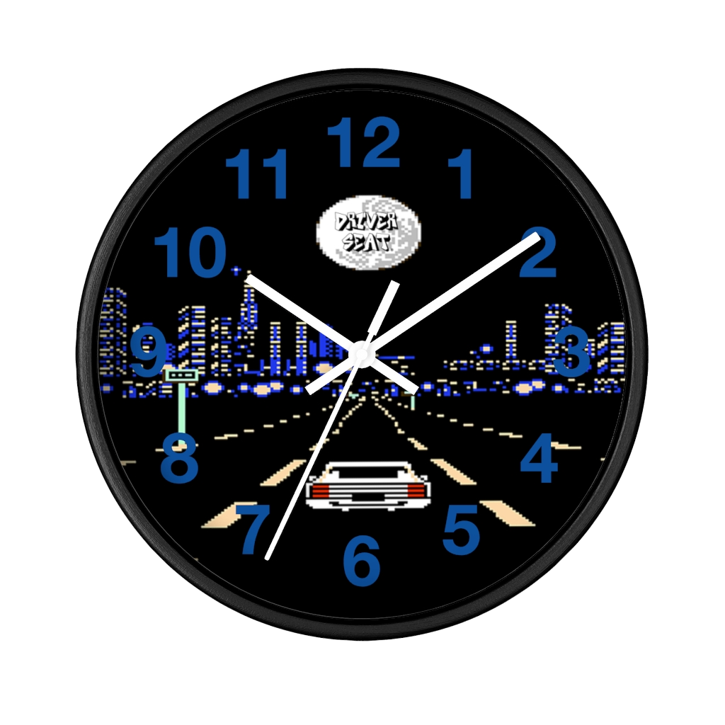 Night Drive Wall Clock