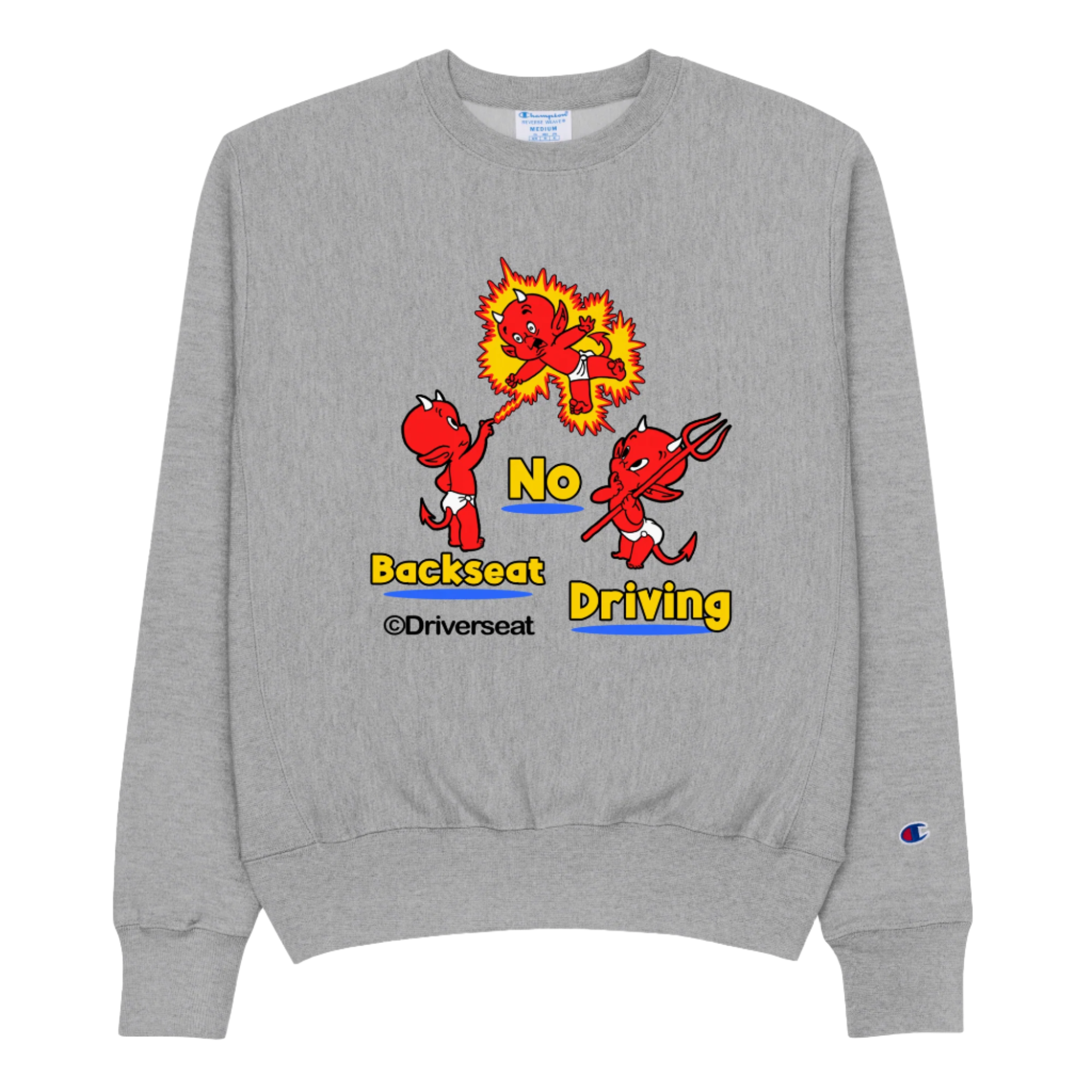 Zap! Champion® Reverse Weave Sweatshirt - Oxford Grey